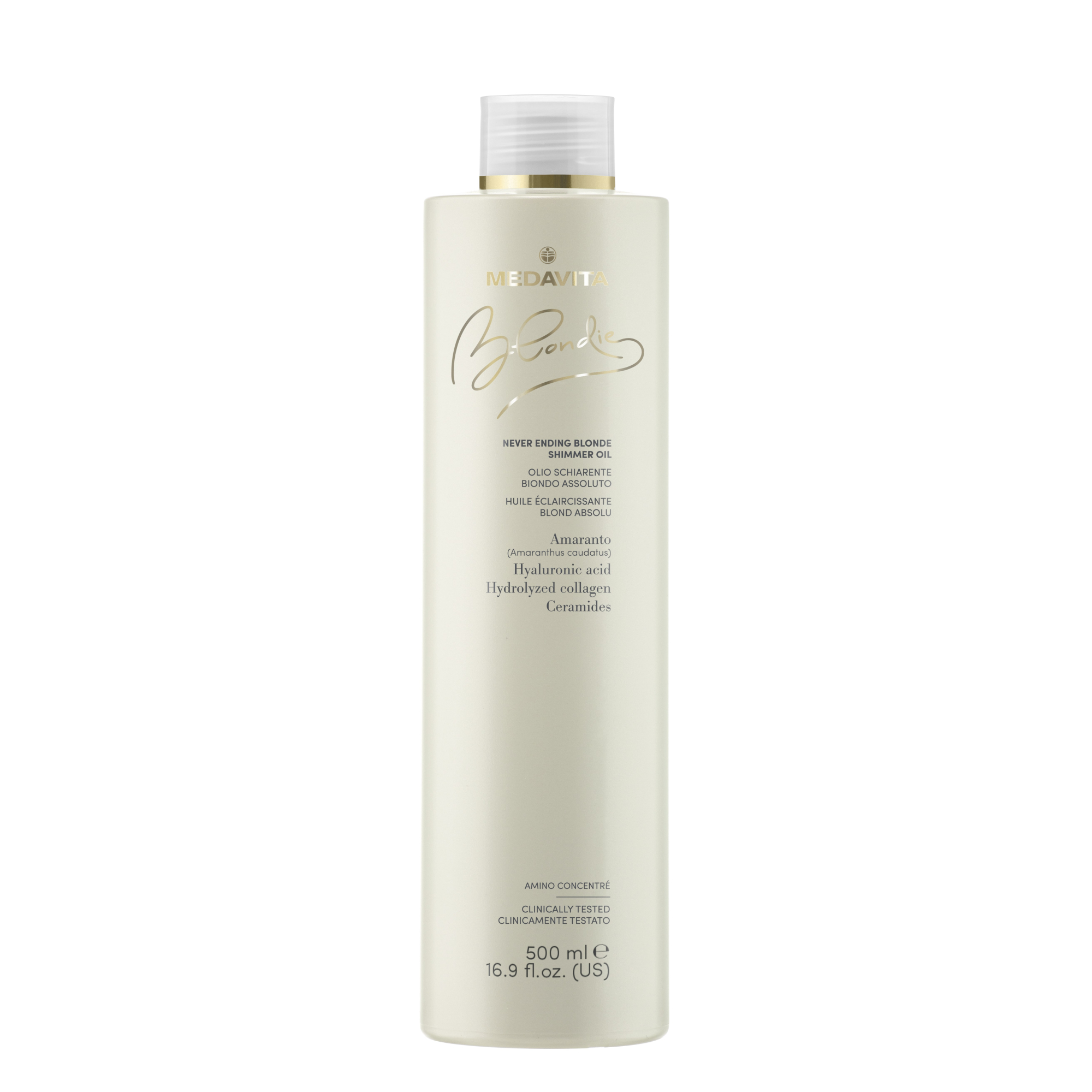 Осветляющее масло / Medavita Blondie Never ending blonde Shimmer oil